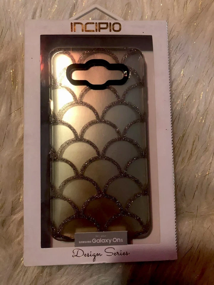 Funda Rígida Híbrida Serie Incipio Design para Galaxy On5 - Transparente/Multi Brillo Foto 1 de 4