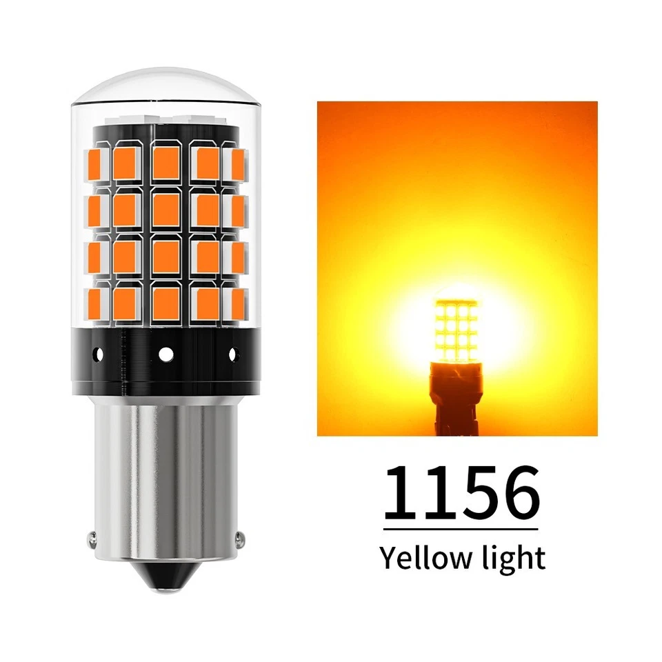 KIT de 2 bombillas blancas bombilla blanca retroceso luz LED 1156 P21W súper brillante 6000K Foto 1 de 4