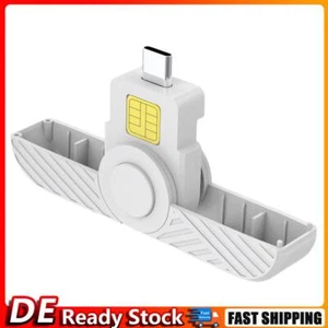 USB-Kartenleser Typ-C USB Common Access CAC für SIM-Chip-ID-Karte (weiß) - Bild 1 von 9