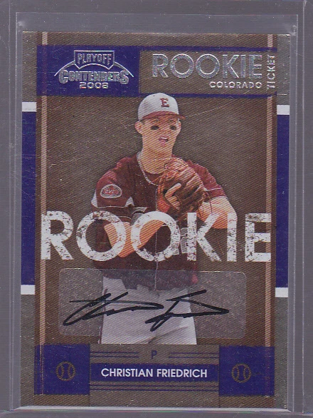 2008 Playoff Contenders #68 Christian Friedrich Auto - Image 1 of 1
