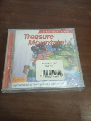 4X Learning Company Treasure Games Mountain Cove Galaxy Mathstorm 5-9 thinking  - Image 1 of 4