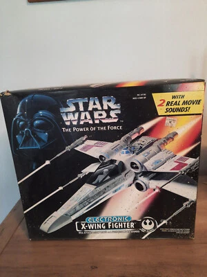 Star Wars El Poder de la Fuerza Electrónico X Wing Fighter Kenner 1995 Foto 1 de 4