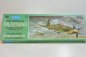 Balsa Model Airplane Kit, Guillow's WWII North American P-51D Mustang GUI-905 - Foto 1 di 3
