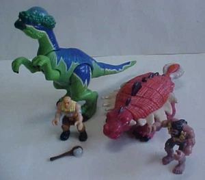Imaginext PACHYCEPHALOSAURUS ANKYLOSAURUS Dinosaur Cave Man Figure - Picture 1 of 12