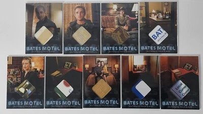 Bates Motel BP1 BP2 BP3 BP4 BP5 BP6 BP7 BP8 BP9 Breygent Prop Trading Card Set - Image 1 of 3