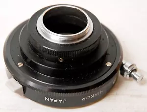 BAGUE ADAPTATRICE pour objectifs de CAMERAS 16 mm - MOUNT "C" / NIKKOR - Foto 1 di 1