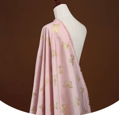 Abendkleid Kostüm Jacquard Brokat Stoff Design Mode Kleid DIY Stoff 1M - Bild 1 von 4