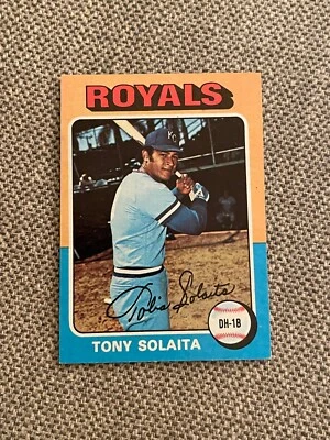 DCC: 1975 Topps Mini #389 Tony Solaita RC Rookie Kansas City Royals NM-MT+ - Image 1 of 2