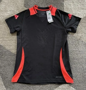 Camiseta deportiva de fútbol para mujer Adidas Tiro 24 negra roja solar talla mediana IJ7381 - Imagen 1 de 8