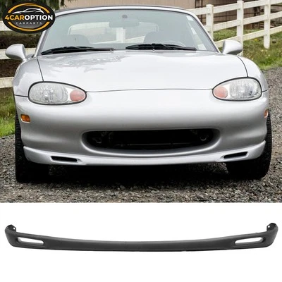 Fits 99-00 Mazda Miata OE Factory Style Front Bumper Lip Spoiler Unpainted PU Foto 1 de 4