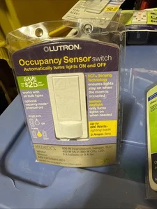 Lutron Nuovissimo Interruttore Sensore Movimento Monopolare 3 Vie NUOVO Sigillato - Foto 1 di 2