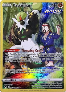 Pokemon TCG Passimian TG08/TG30 Holofoil SWSH12: Silver Tempest Trainer Gallery - Picture 1 of 2