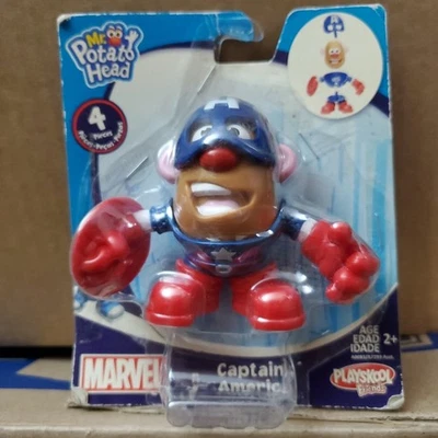 Marvel Mr. Cabeza de patata Capitán América nueva en caja Foto 1 de 4