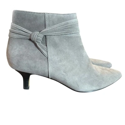 Bella Vita Jani замшевый котенок каблук заостренный носок ботинок серый новый 9,5 - Изображение 1 из 4