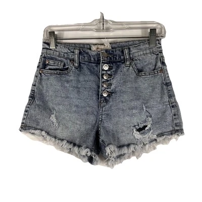 Pantalones Cortos de Jean Altar'd State Para Mujer Talla 3/26 Pantalones Denim Botón Mosca Corte Foto 1 de 4