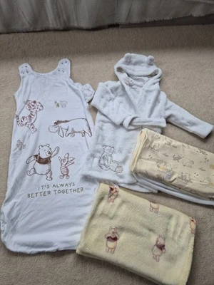 Disney Winnie The Pooh Sleep Bundle 9-12 Months - Image 1 of 4
