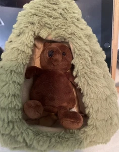 Oso de peluche Jellycat Forest Fauna FORF2B en árbol bosque peluche peluche - Imagen 1 de 8