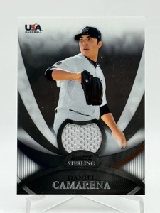 Daniel Camarena 2010 Bowman Sterling USA Baseball Game Used Jersey J3 - Bild 1 von 2
