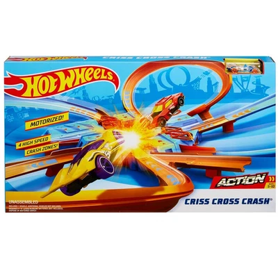 Hot Wheels Action Criss Cross Crash Playset 1x Hot Wheels Car 1x Criss Cross - Image 1 of 4