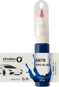 687B 687/B - Pennello per Ritocchi Da 20 ML, Colore: Blu Epico - Foto 1 di 12
