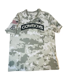 Nike Herren T-Shirt *Neu mit Etikett* Camouflage Dallas Cowboys 2024 Salute to Service grau LARGE - Bild 1 von 11