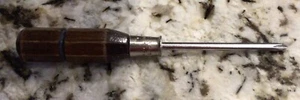 Vintage PROTO 9782 Wooden Handle Phillips Screwdriver Blue Line - Picture 1 of 3