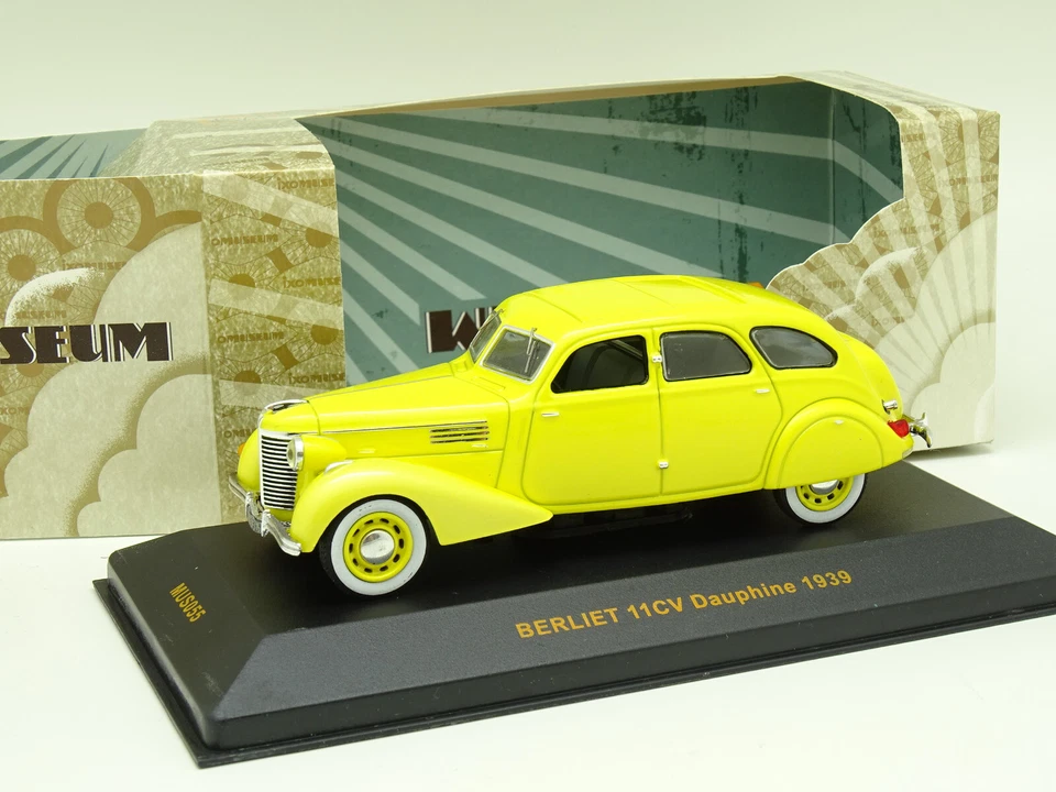 Ixo 1/43 - Berliet 11 CV Dauphine Jaune 1939 - Photo 1/1