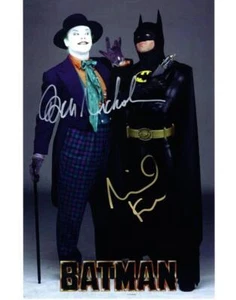Jack Nicholson Michael Keaton signed 11x14 Photo autographed Picture with COA - Picture 1 of 1