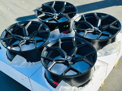 4 llantas negras mate de 19" nuevas para Audi A4 A5 S4 S5 A6 S6 A7 S7 Q5 SQ5 Q7 SQ7 Foto 1 de 4