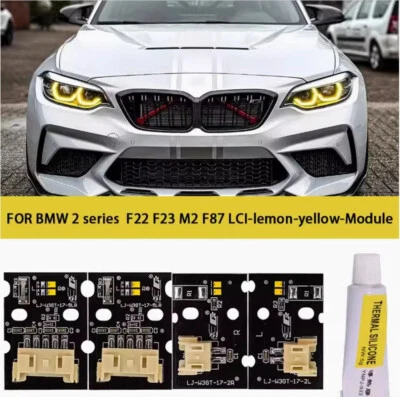 DRL PARA BMW SERIE 2 F23 F22 F87 M2 LCI 2018-2020 PLACA LED Golden Eye Lemon Ye Foto 1 de 4