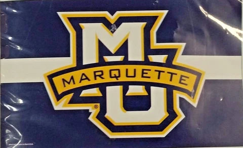NCAA Marquette Golden Eagles 3 x 5 Banner Flag, New Cover