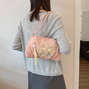 Lady Embroidery Shoulder Bag Chinese Retro Crossbody Bags Handbags Ethnic Floral - Picture 1 of 19