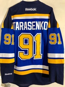 Camiseta Reebok Premier NHL St. Louis Blues Vladimir Tarasenko Azul talla XL - Imagen 1 de 2