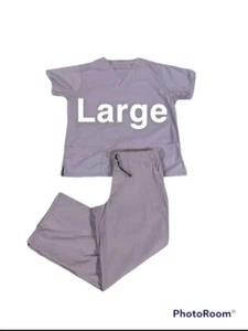 Medgear MG Lavender Scrub Set Large - Picture 1 of 6