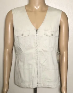 Dockers Khakiware Casual Men's Outdoor Full Zip Vest Large NWT - Picture 1 of 10