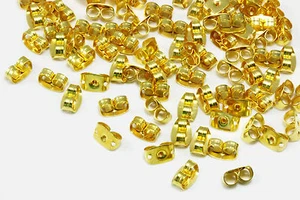 Ohrstecker Verschluss 5x6mm Ohrstopper Rückteile Stopper Ohrmutter, S11 - Bild 1 von 3