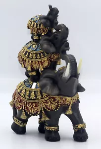 Cute Elephant Statue Home Décor Elephant Gifts For Women Elephant Décor Figurine - Picture 1 of 9