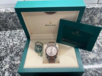 PULSERA JUBILEO ROLEX DATEJUST 41MM ORO ROSA ESFERA POLVO  Foto 1 de 4