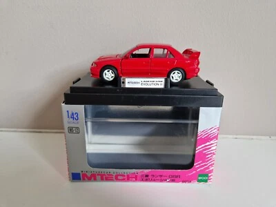 Epoca MTech 1/43 Mitsubishi Lancer GSR Evolution III - Rosso - 1995 - MS-12 - Immagine 1 di 4