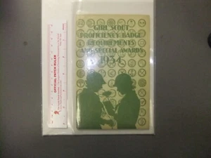 Girl Scout Proficiency Badge 1934 Requirements Booklet 7712GG - Picture 1 of 1