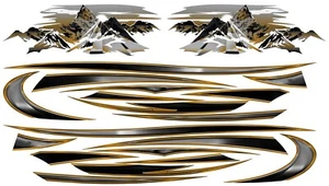 Casa rodante, remolque, cámper, autocaravana grandes calcomanías/kits gráficos-K-0008-5 - Imagen 1 de 2