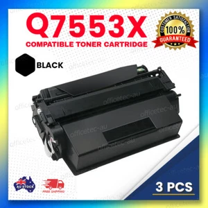 3x Non-OEM Toner 53X Q7553X for HP Laserjet P2014n P2015 P2015d P2015dn M2727nfs - Picture 1 of 1