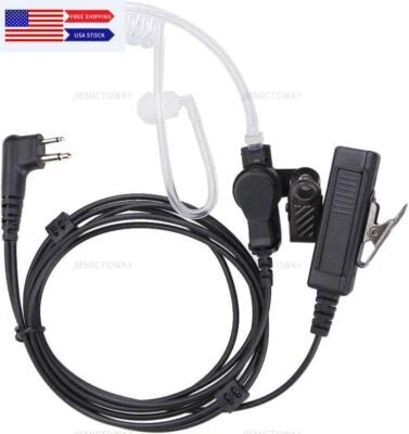 Earpiece Headset For Motorola CP200 CP200D PR400 GP300 Portable Radio - Image 1 of 4