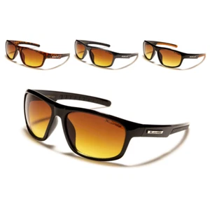 Gafas de sol XLoop HD de alta definición lentes ámbar marco de plástico deporte conducción hombres - Imagen 1 de 5