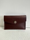 Portland Leather Goods Mini Envelope Wallet Cognac Brown