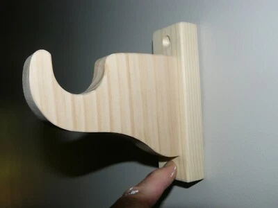 1 3/8 inch Curtain Rod Brackets - Image 1 of 4