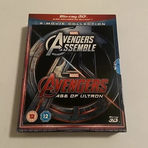Avengers Age Of Ultron/Avengers Assemble Doublepack Blu-ray 3D 2D Excellent - Picture 1 of 7