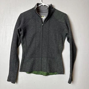 Mountain Hardwear grün & schwarz Sarafin Pullover Gr. S/P Wollmischung GORP Wandern - Bild 1 von 15