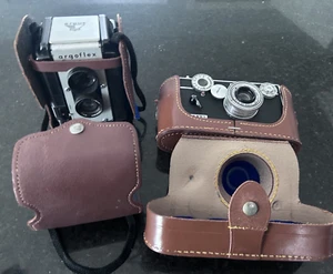 Telecamere Argus C3 35 mm telemetro e Argoflex Settantacinque TLR con custodie in pelle - - Foto 1 di 19