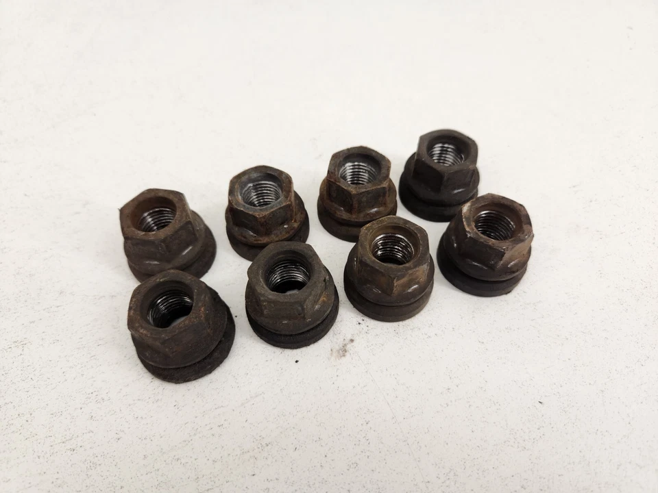 2002-2016 Ford F250 F350 F550 porcas M14 rosca fina OEM usado conjunto de 8 - Imagem 1 de 1